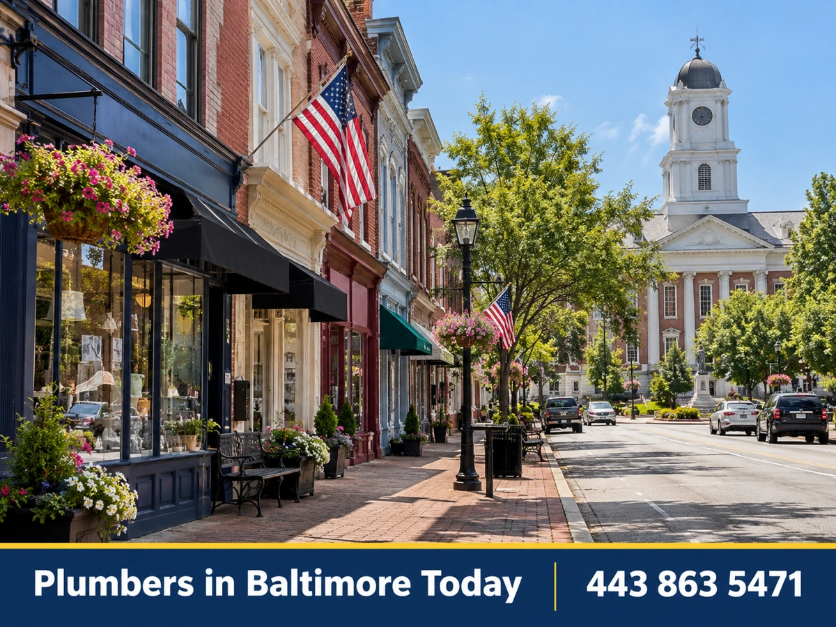 Main Street in Bel Air, Maryland