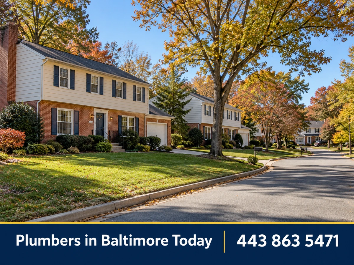 Colonial homes in Crofton, Maryland
