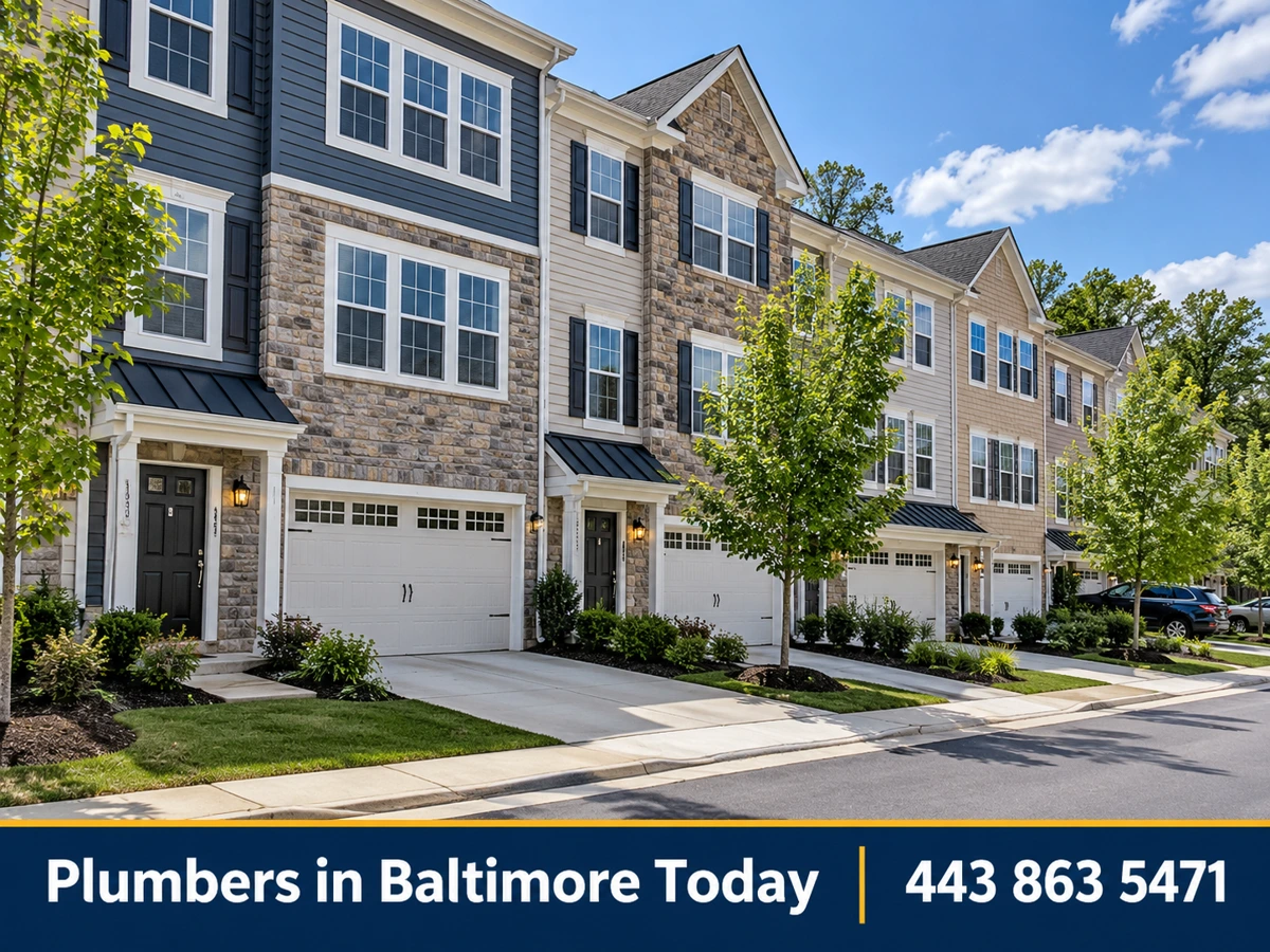New townhouse community in Elkridge, Maryland