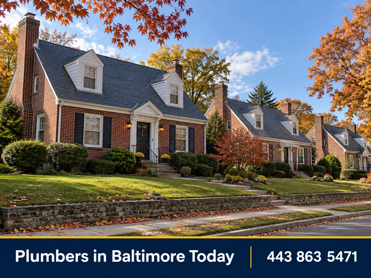 Brick Cape Cod homes in Parkville, Maryland